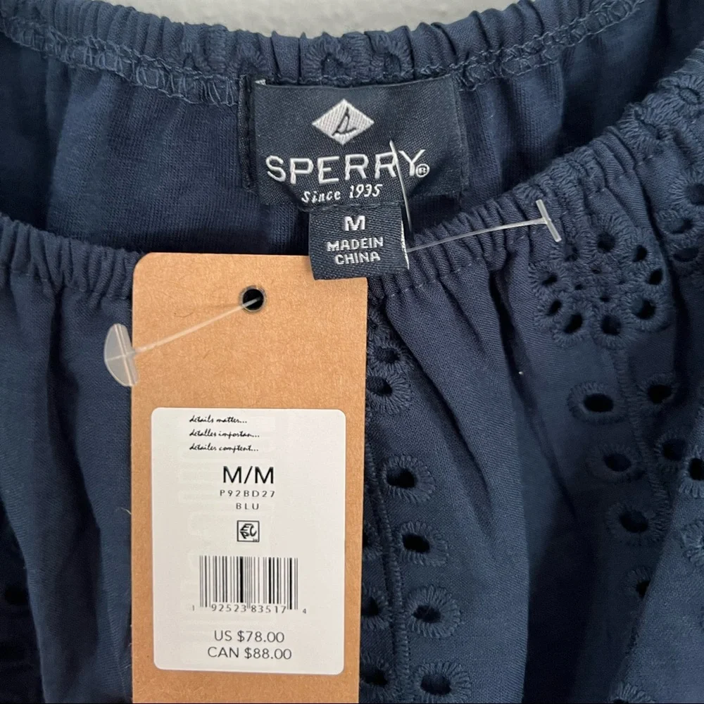 Sperry Romper (Navy) - Picture 3 of 3
